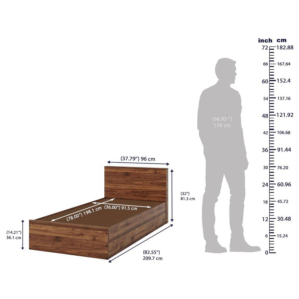 Wakefit single store bed