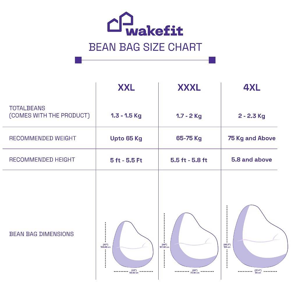 Bean Bags Sizing Guide: Find the Bean Bag Size for You! | GreatBeanBags™