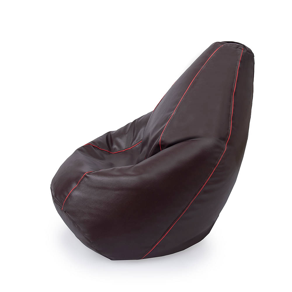 Buy Kushuvi XXXL Bean Bag With Round Puffy Stool Tan  Brown With Beans  at Best Price in India