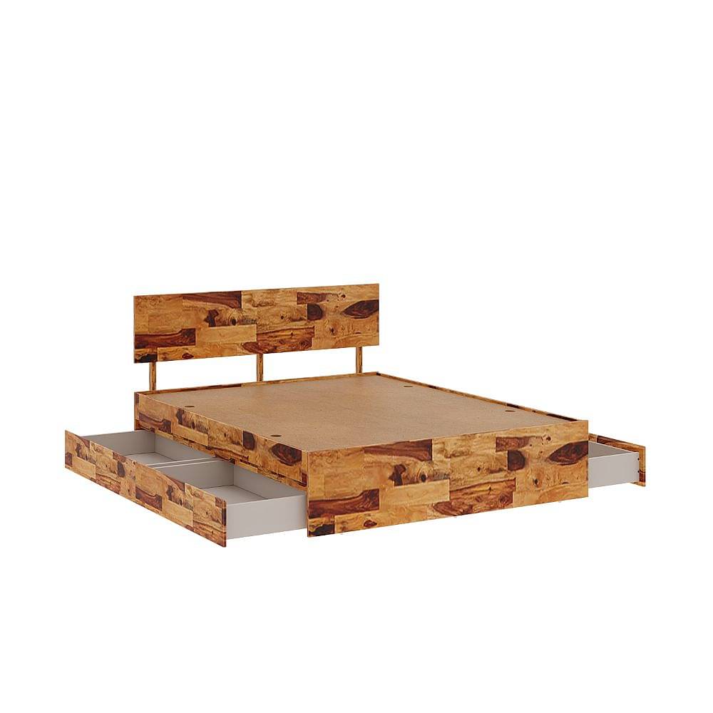 Wakefit on sale sheesham bed