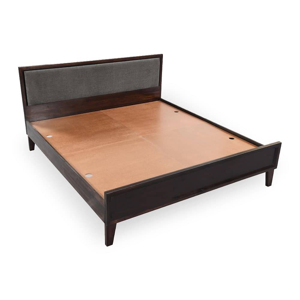 wakefit pavo teak wood bed