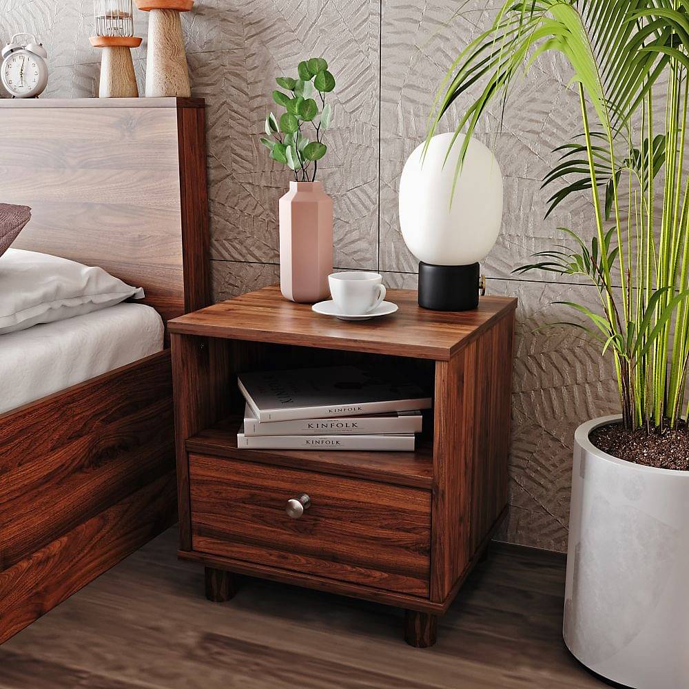 Buy Taurus without drawer Bedside Tables Online at Best prices