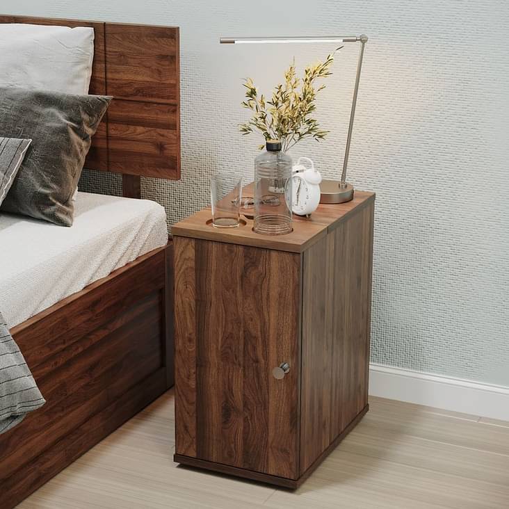 Buy Rivo Bed Side Table with Drawer Online @ 5645 - Wakeup India