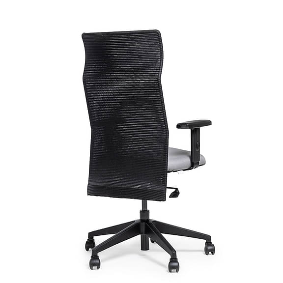 Wakefit Chiller High Back Nylon Base Office Chair (Black & Grey) : DIY (Do-It-Yourself )Assembly
