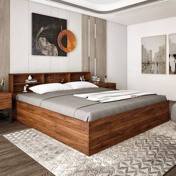Wakefit Petra Engineered Wood Bed With Storage