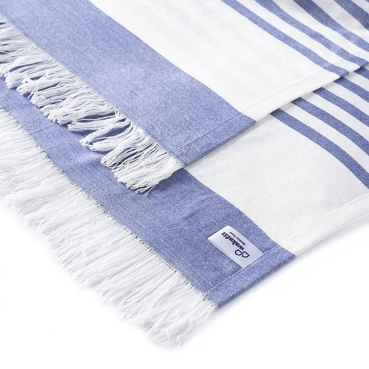 Onam Kitchen Towels - Blue  Navy Modern Towels Handmade in India