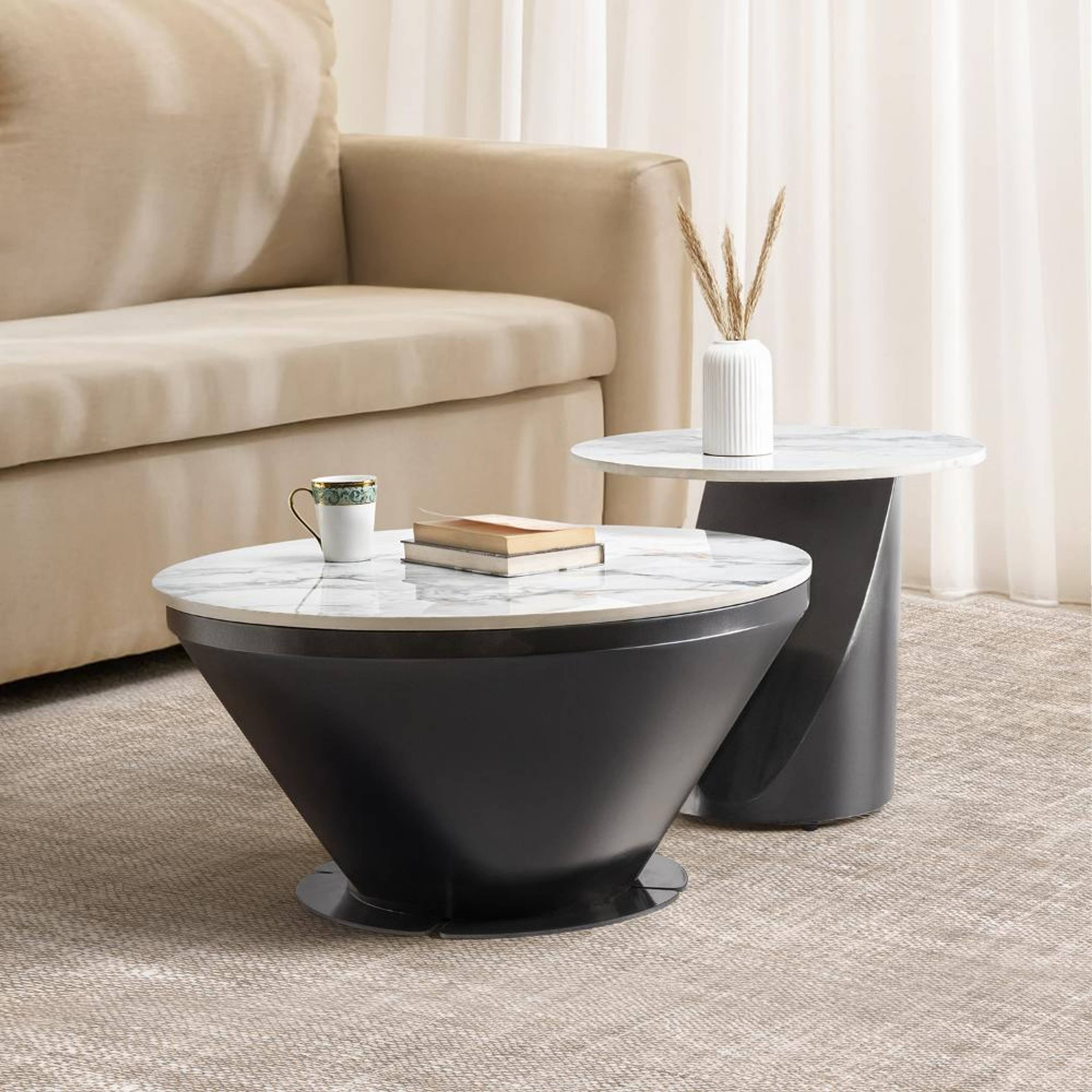 Espresso Coffee Table - Amphora White