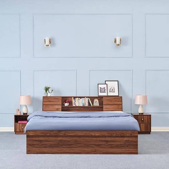 Wakefit Orion Engineered Wood Bed with Storage (78*60inch) / (198.1*152.4cm)