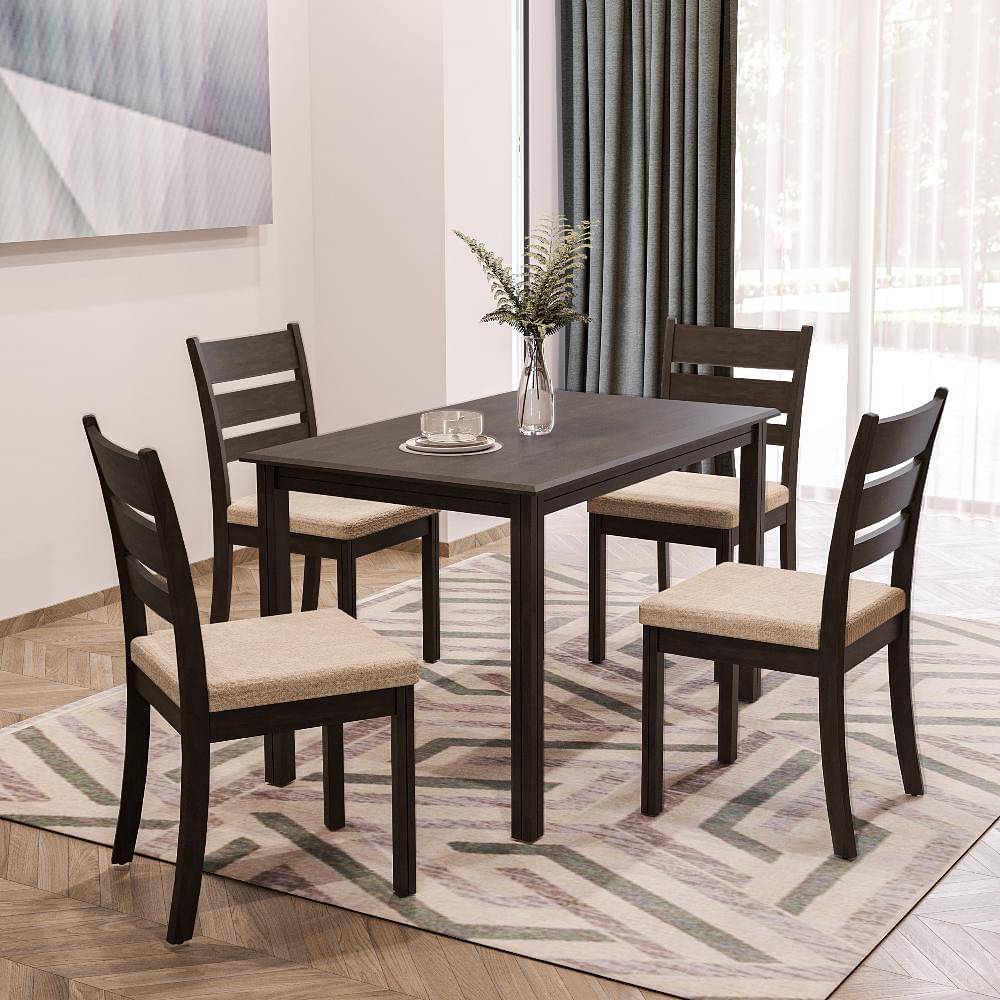 Buy Cobbler 4-Seater Solid Wood Dining Set Online At Best Price In ...