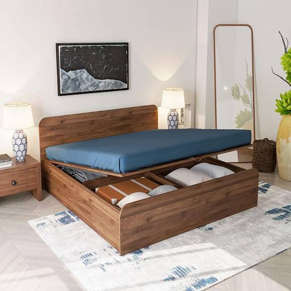 Wakefit Astra Queen Engineered Wood Bed With Storage With Hydraulic Mechanism