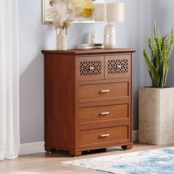 Elena Solid Wood Chest of Drawers
