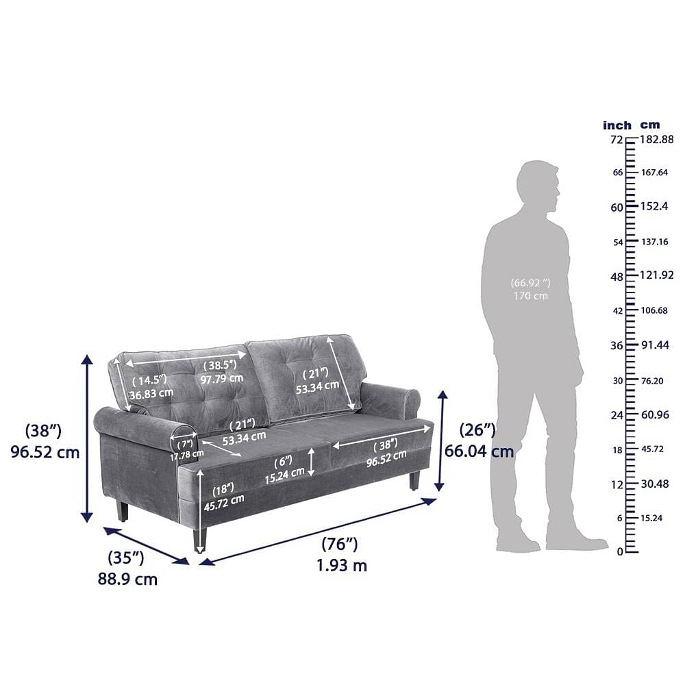 Wakefit 2 deals seater sofa