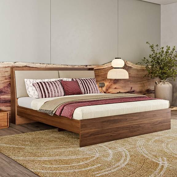 Wakefit Mars King Non Storage Bed Omega Pearl