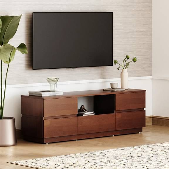Wakefit Slither Solid wood TV Unit
