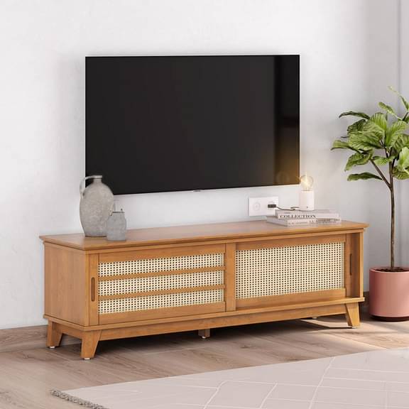 Wakefit Bronson Solid wood TV Unit