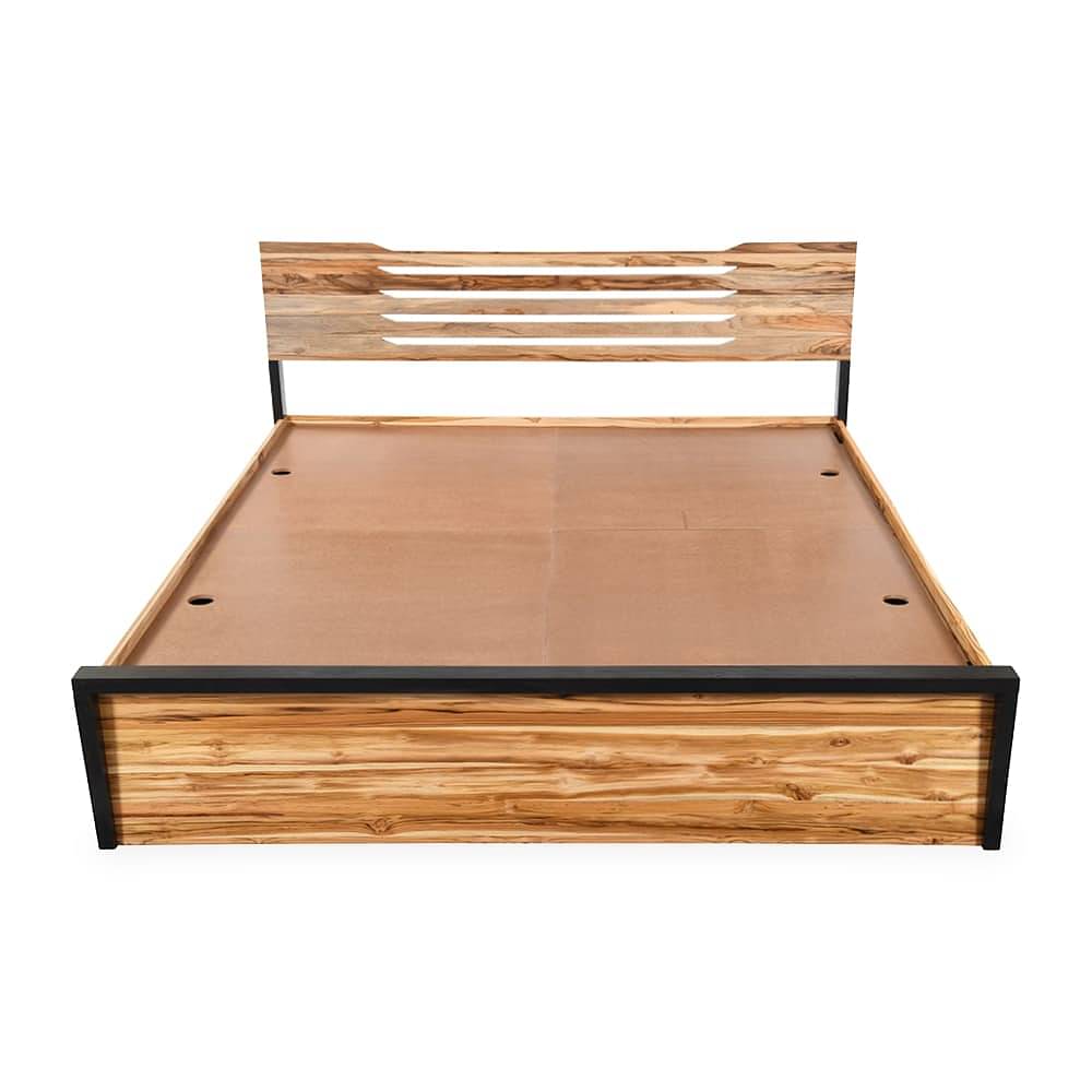 Bed: Buy Pictor Teak Wood Bed Online at Best prices starting from ...