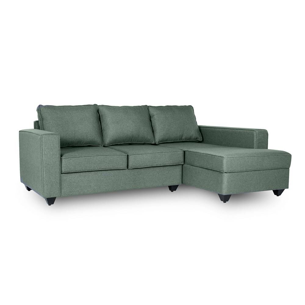 L Shaped Sofa: Buy Napper 2 seater Sectional Sofa Set Online at Best ...