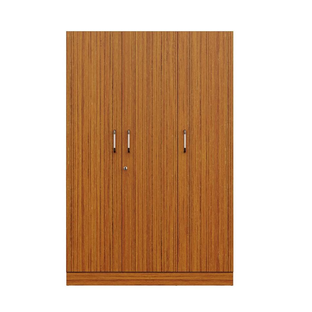 Buy Gingham 3 Door Engineered Wood Wardrobe Online at Best prices ...